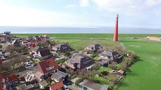 Den Helder Holland beach landscape Aerial movie [upl. by Nilahs]