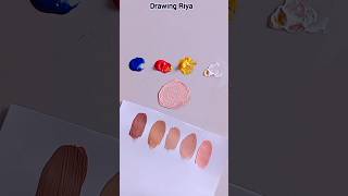 Color mixing  How to make skin tone colours colormixing shorts ytshorts art [upl. by Itisahc]