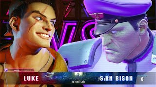 LUKE VS SiRN BISON  STREET FIGHTER 6 [upl. by Nymassej]