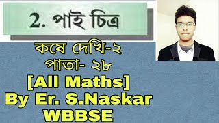 পাই চিত্রPie Chart Class 8 WBBSE Mathsকষে দেখি২Koshe Dekhi2Page28।।অষ্টম শ্রেণীর গণিত [upl. by Lindsay]