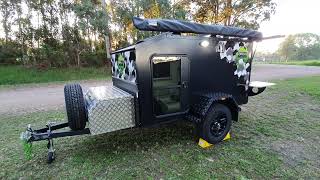 Camper Tailer TN230 tent setup video  Ezytrail Camper Trailers [upl. by Jorry]