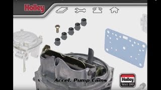 Accelerator Pump Cam Selection And Installation On Holley Carbs [upl. by Noivad]