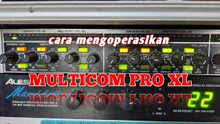 PENGOPERASIAN MULTICOM PRO XL BEHRINGER  COMPRESSOR LIMITER [upl. by Ardeth]