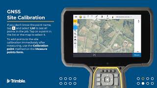 10 GNSS Site Calibration  Trimble Access  Getting Started [upl. by Eniroc825]