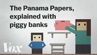 The Panama Papers explained with piggy banks [upl. by Noseimaj]