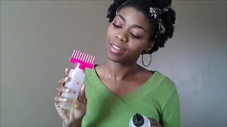 4C Natural Hair  Roots Only Comb Applicator Bottle Review NaturalMe4C [upl. by Amalea]