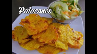 PATACONES APARTIR DE PLATANO SANCOCHADO [upl. by Rtoip]