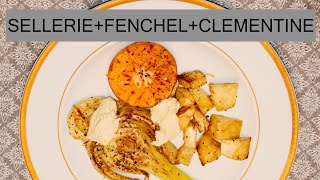 Gerösteter Knollensellerie mit Fenchel Clementine und Mandelaioli by Eva Birngruber⎮vegetarisch [upl. by Thurmann]