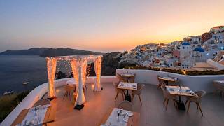 Aspaki Hotel Santorini  Most Romantic Hotel in Santorini full tour in 4K [upl. by Aneloc825]