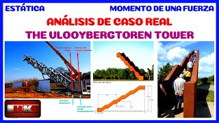 MOMENTO DE UNA FUERZA ANALISIS DE CASO REAL THE VLOOYBERGTOREN TOWER 👨‍🏫 [upl. by Della]