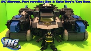 FisherPrice DC Heroes Part twoBatBot amp Epic Boys Toy Box [upl. by Ramu]