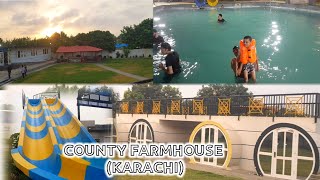 Country Farmhouse  Karachi TourVisitVlog [upl. by Oballa]