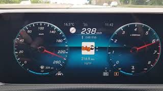 Mercedes A250 4MATIC Turbo W177 2019 Top Speed Vmax [upl. by Jacqui]