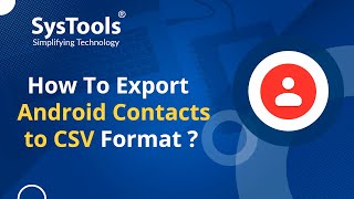 How to Export Android Contacts to CSV Format [upl. by Amalee754]