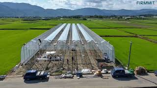 Construction Process of Venlo Green House [upl. by Akibma483]