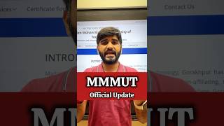 MMMUT Gorakhpur Latest Official Update  MMMUT Placements fees Cut off  MMMUT Counselling 2024 [upl. by Fredkin396]