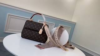 M42738 Louis VuittonLV cluny BB handbag monogram flap messenger Cambridge bag [upl. by Danais146]