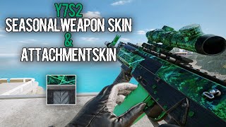 New SEASONAL WEAPON SKIN quotBERYL MATRIXquot  Attachment Skin  INGAME Showcase  Rainbow Six Siege [upl. by Jacintha]