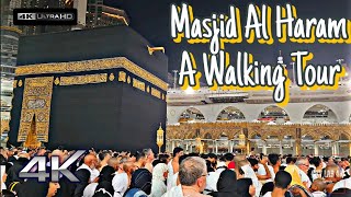 Masjid Al Haram Makkah Mecca  Sky Lab 4K  A Walking Tour 2023 [upl. by Bathsheba]