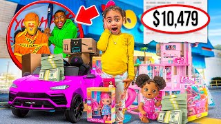 WE TOOK LONDYN SHOPPING FOR HER BIRTHDAY PARTY amp SHOT MUSIC VIDEO FOR THE CREEPY MAN… [upl. by Ameyn]