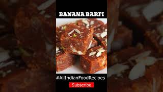 BANANA BARFI OVERIPE BANANA RECIPE  SHORTS  ALLINDIANFOODRECIPES [upl. by Salazar702]