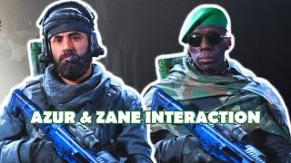 Call of Duty Modern Warfare Operator Interaction  Azur and Zane [upl. by Aneeres]