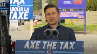 Pierre Poilievre on carbon tax increase – April 1 2024 [upl. by Anitnoc]