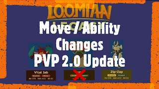 Ranking PVP 20 Changes These Moves and Abilities will be Changed  Loomian Legacy [upl. by Eetnuahs]