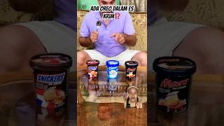 ADA OREO DALAM ES KRIM⁉️ cake gigachadtheme funny food prank diy phonk motivation [upl. by Abrahams]