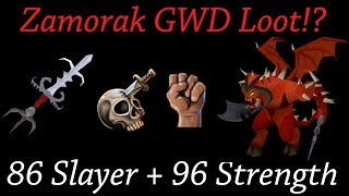 Oldschool Runescape  Zamorak GWD Loot  86 Slayer  2007 Servers Progress Ep 93 [upl. by Paryavi]