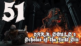 Dark Souls 2 Scholar of the First Sin  Walkthrough Part 51 Fume Knight [upl. by Akcimahs]