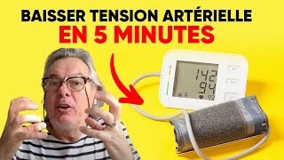 Comment Baisser Votre Tension Artérielle en 5 minutes [upl. by Oicneserc]