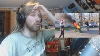 A Hot Christmas  Ryan Reacts to Psycho Kid Torches Christmas Tree [upl. by Eng229]