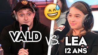 LÉA 12 ANS POSE DES QUESTIONS GÊNANTES A VALD  NRJ [upl. by Aehtrod733]