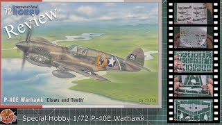 Special Hobby 172 P40E Warhawk review [upl. by Allenrad]