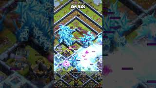 Th10 Vs Th11 3 Star Attack in War Using Zap Dragon With Stone Slammer clashofclans th10vs11 [upl. by Bilek574]