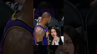 LeBron showed off for Olivia Rodrigo 😭💀 [upl. by Ydaj279]