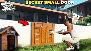 GTA 5  Franklin Found Secret Bunker Near Franklins Backyard in GTA 5 GTA 5 Mods [upl. by Beller]