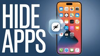 How To Hide Apps On iPhone iOS 18 [upl. by Yznyl]