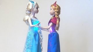 ELSA AND ANNA FROZEN Disney Musical Dolls 🌺TOGETHER Singing 💙 [upl. by Augie278]