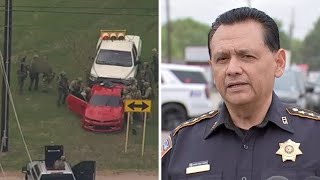 Toddler in ‘very critical condition’ was taken out of day care by dad before chase standoff HCSO [upl. by Kursh]