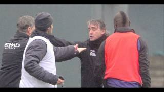 Mario Balotelli vs Roberto Mancini Fight [upl. by Alekehs]