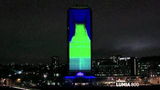 Nokia Lumia Live and Deadmau5 Amazing live perfomance with 4D projection in London [upl. by Aicats657]