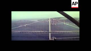 FORTH ROAD BRIDGE OPENING  COLOUR [upl. by Imugem]