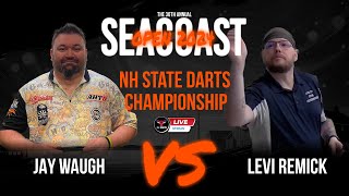 Jay Waugh vs Levi Remick  NH State Darts Championship Final  Seacoast Open [upl. by Fortin]