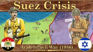 Suez Crisis Second ArabIsraeli War 1956 [upl. by Nikoletta]