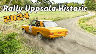 Rally Uppsala Historic  Action  Alla bilar [upl. by Adnocahs945]