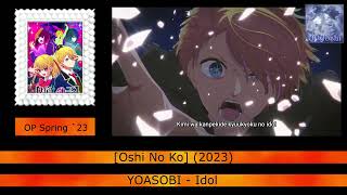 Every Anime Song by YOASOBI 2021  2024 [upl. by Okomom]