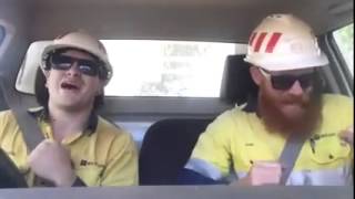 Australian miners sing a song of Whitney Houston [upl. by Acyssej569]