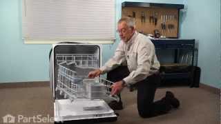 Dishwasher Repair  Replacing the Lower Spray Arm Whirlpool Part  6917642 [upl. by Mattheus]